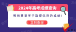 2024年四川高考成績23日22點可查！