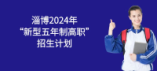 淄博2024年“新型五年制高職”招生計劃