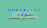 2020深圳南山區初中學校排名